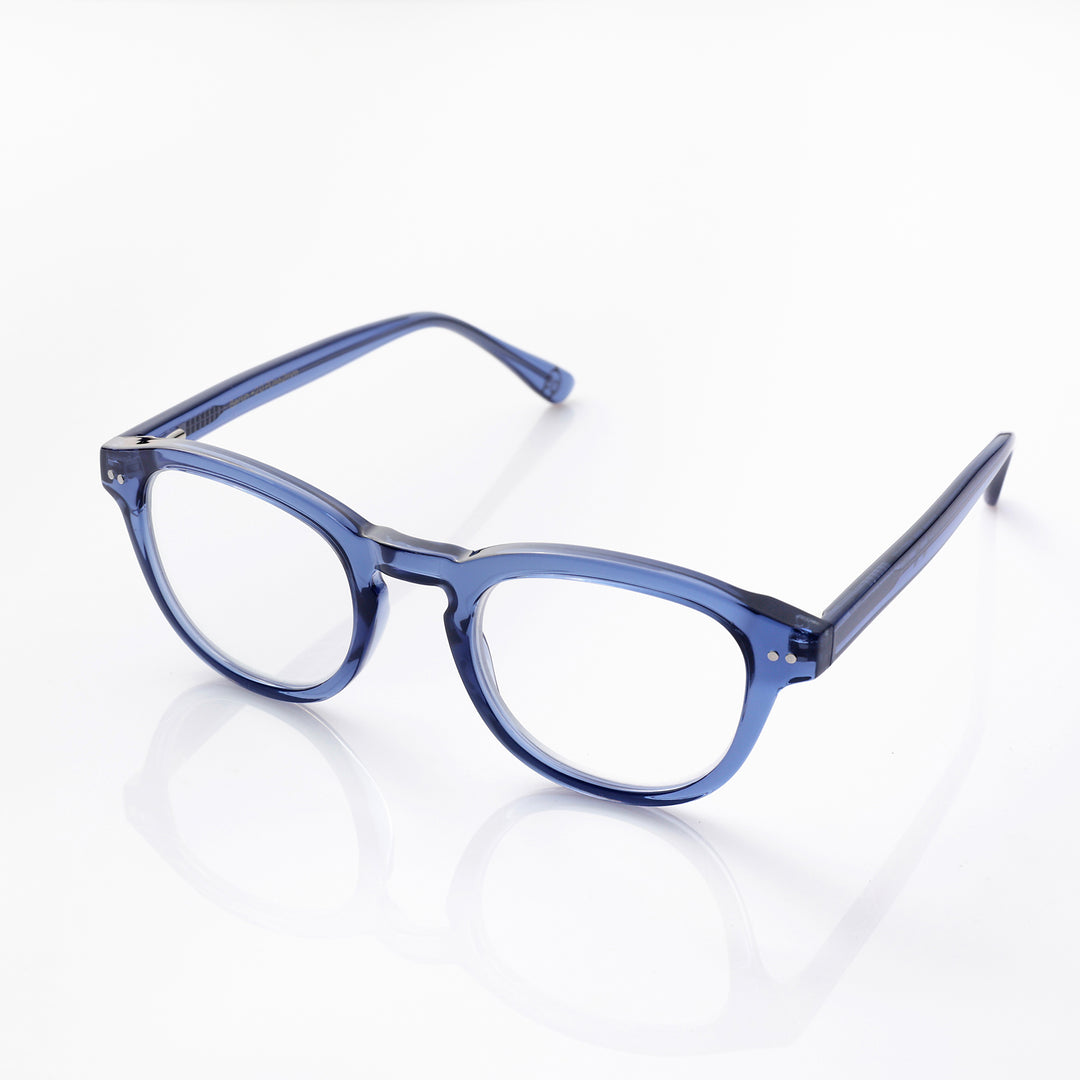 Berlin Transparent blue leesbril