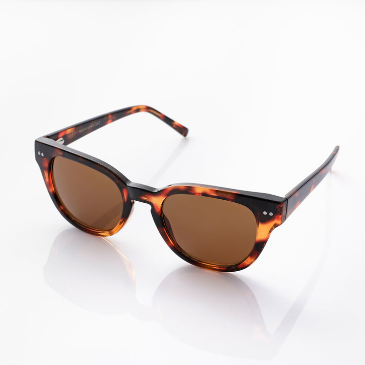 Hollywood Shiny tortoise brown zonnebril