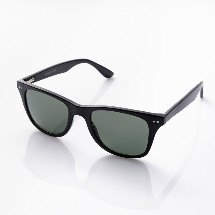Malaga Shiny black zonnebril