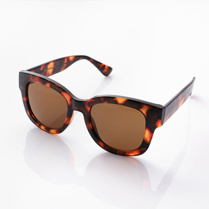 Monaco Shiny tortoise brown zonnebril