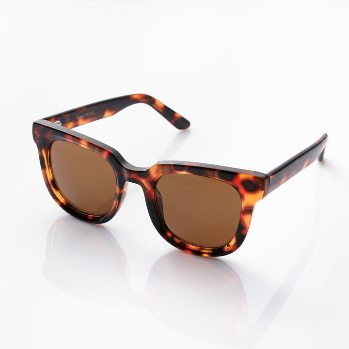 Sydney Shiny tortoise brown zonnebril