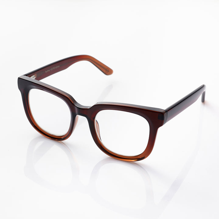 Sydney Shiny brown cognac leesbril
