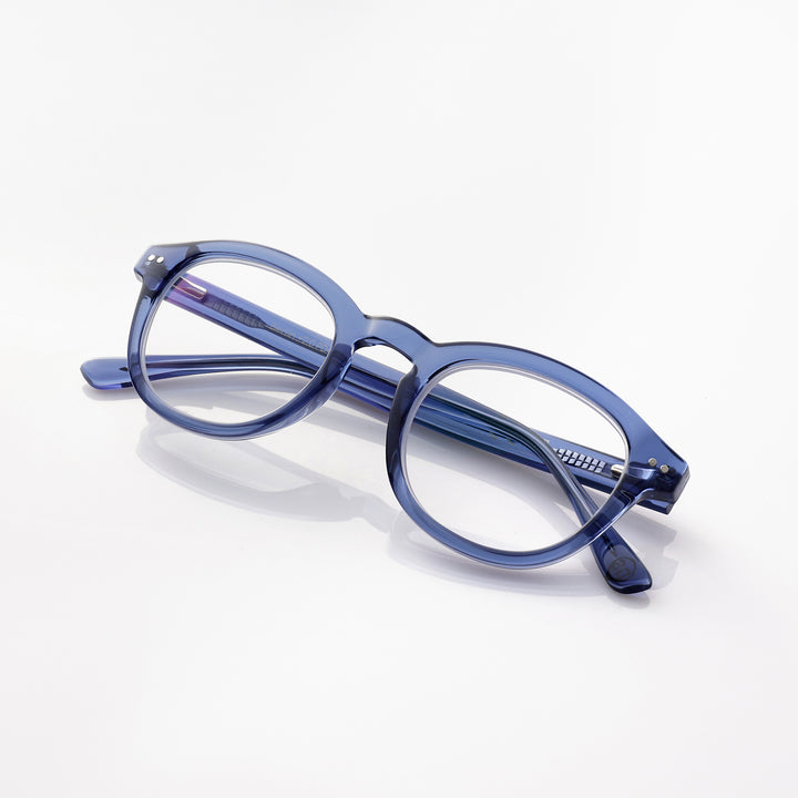 Berlin Transparent blue leesbril