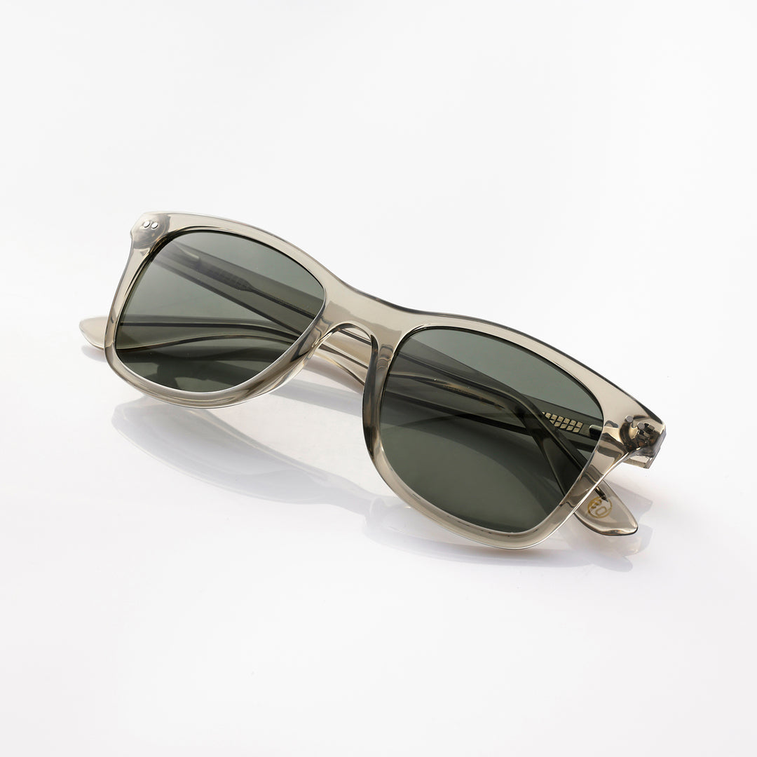 Malaga Transparent grey green zonnebril