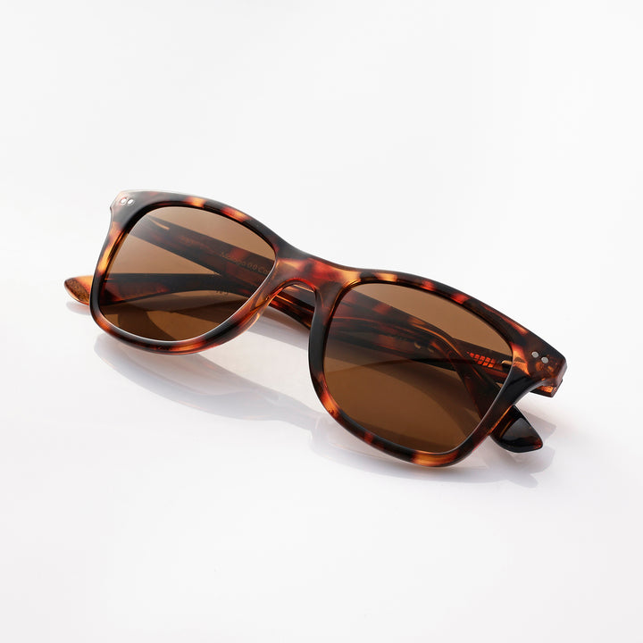 Malaga Shiny tortoise brown zonnebril