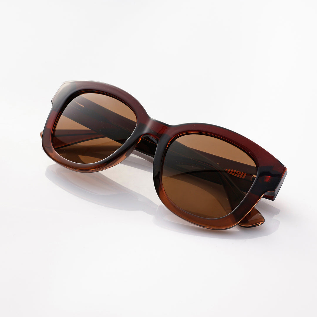 Monaco Shiny brown cognac zonnebril