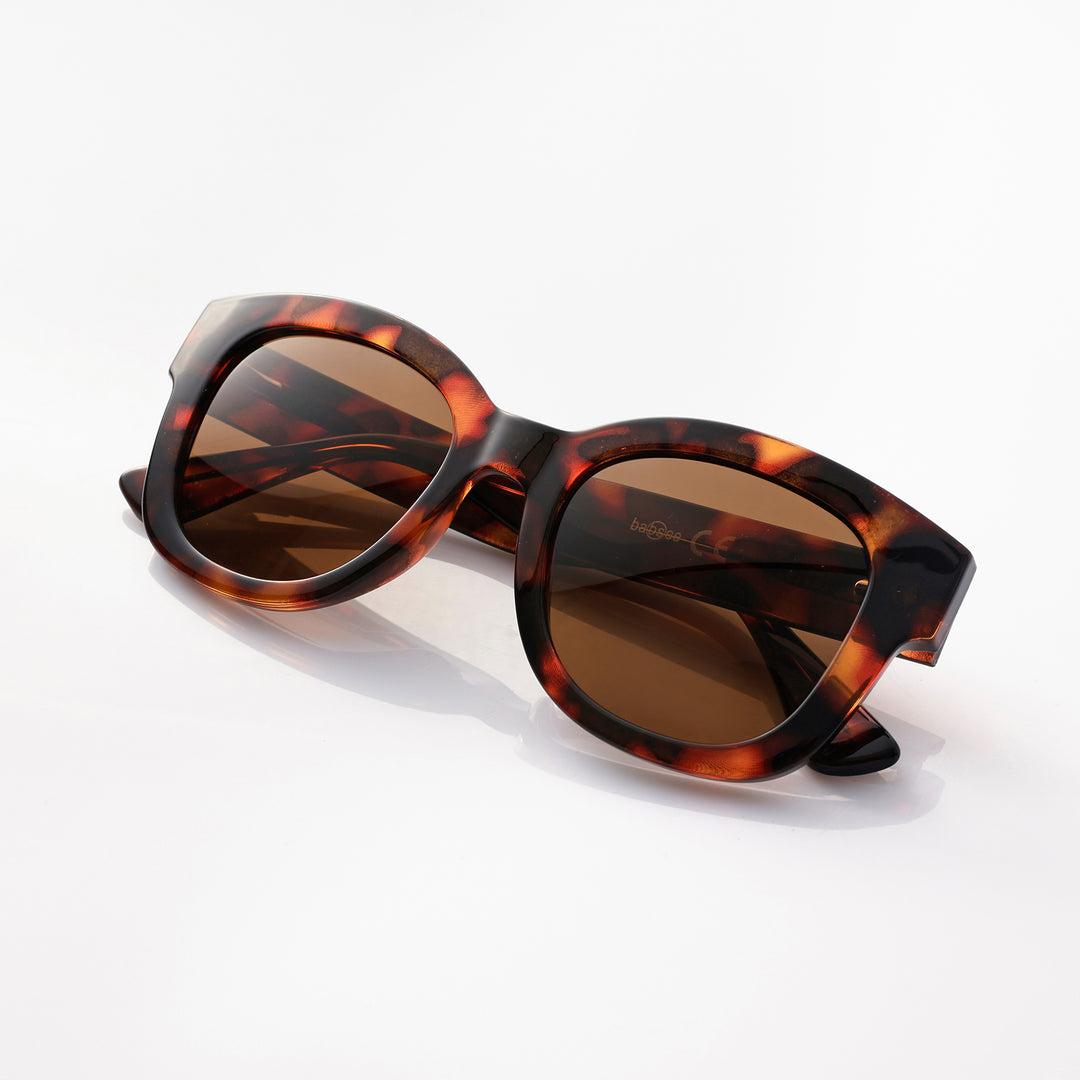 Monaco Shiny tortoise brown zonnebril