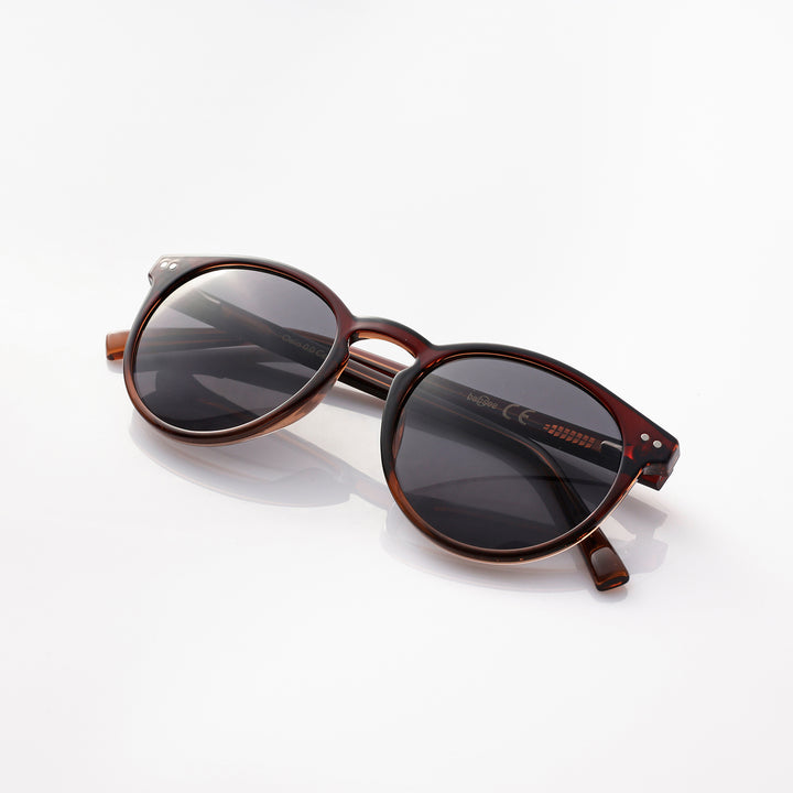Oslo Shiny brown cognac zonnebril