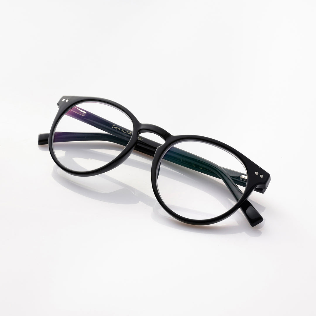 Oslo Shiny black leesbril