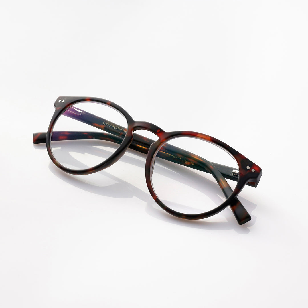 Oslo Matte tortoise autumn leesbril