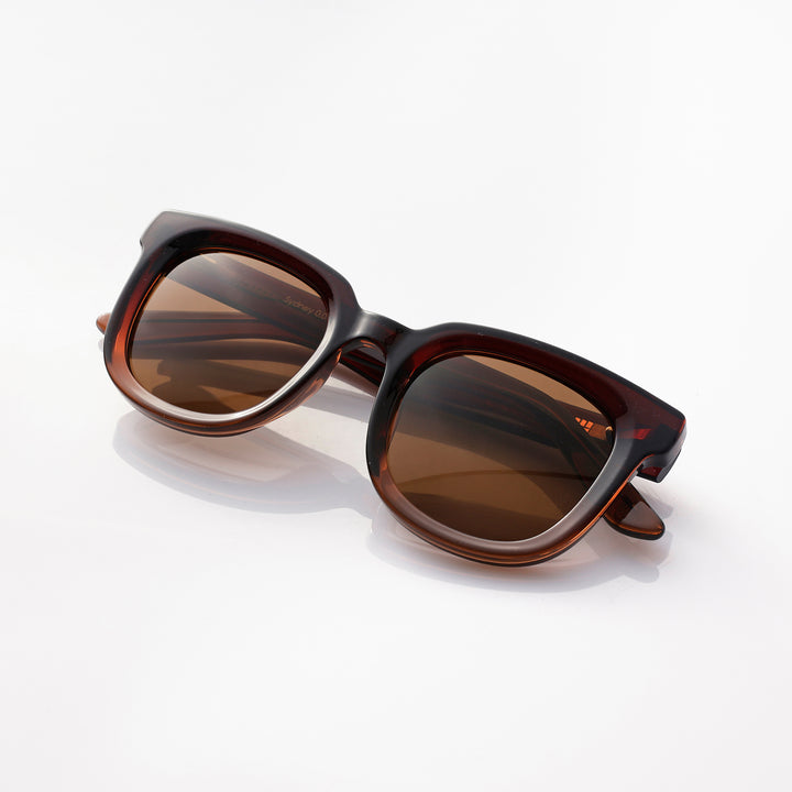 Sydney Shiny brown cognac zonnebril