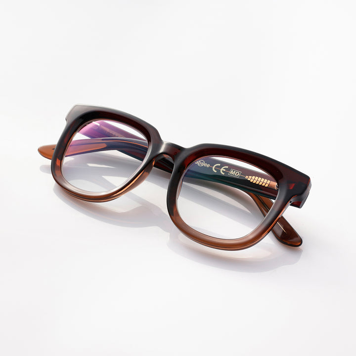 Sydney Shiny brown cognac leesbril