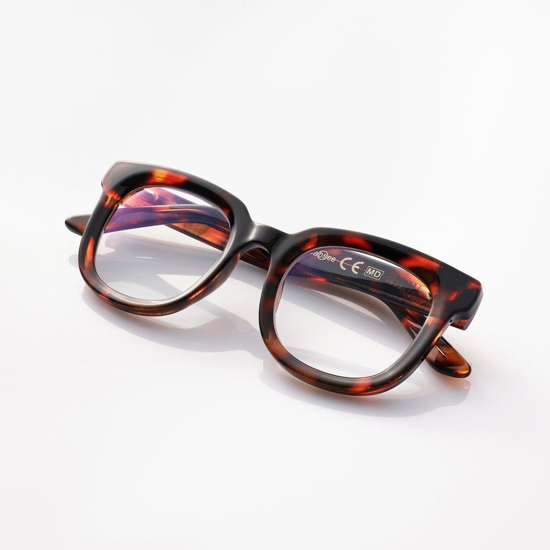 Sydney Shiny tortoise brown leesbril