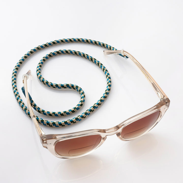 Brillenkoordje Aqua blue